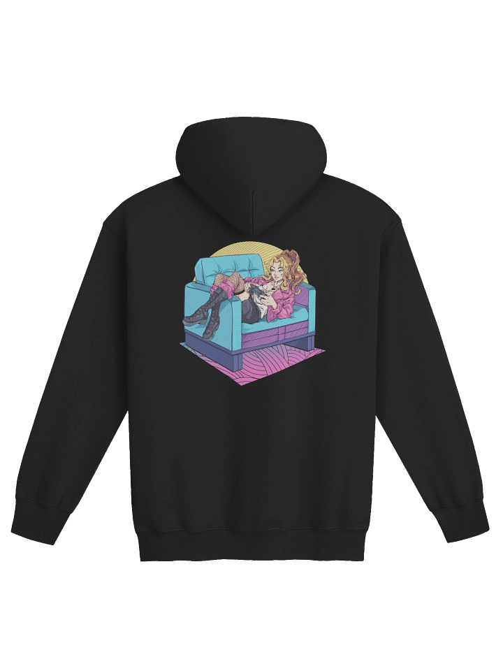 Vaporwave Lounge Zip-Up Hoodie product image (1)
