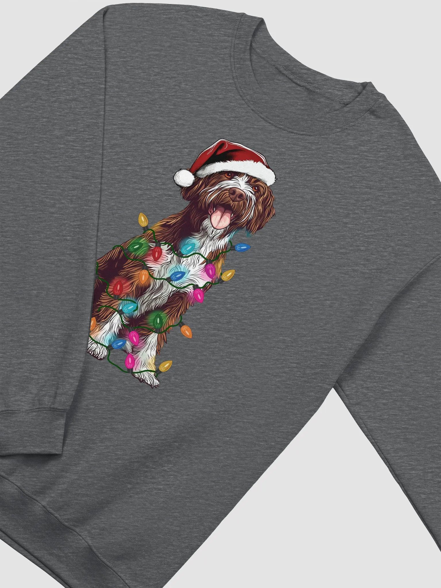 Funny Wirehaired Pointing Griffon Christmas Sweatshirt product image (4)
