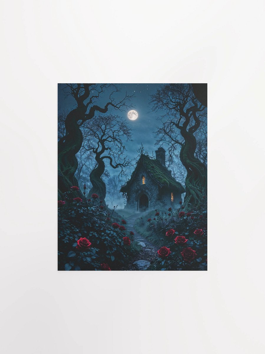 The Cottage Beneath the Moon Matte Poster product image (1)