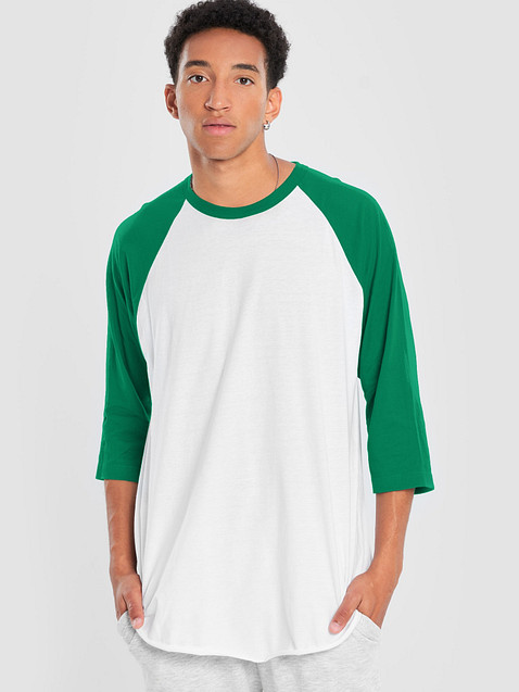 Photo showing Tultex Fine Jersey Raglan Tee