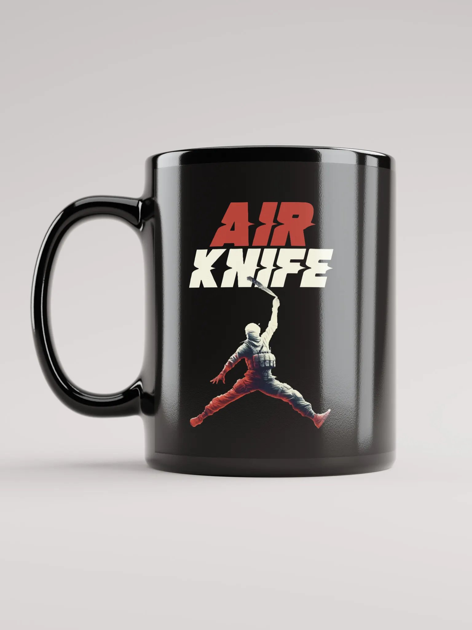 Poppa coffee mug with Air Knife logo product image (6)