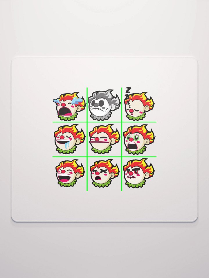 Faces of Crab Clown Gaming Mouse Pad product image (2)