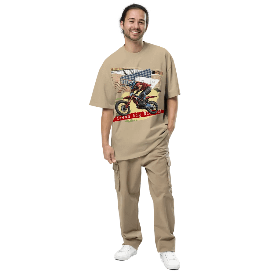 Dream big, ride big oversized t-shirt product image (5)