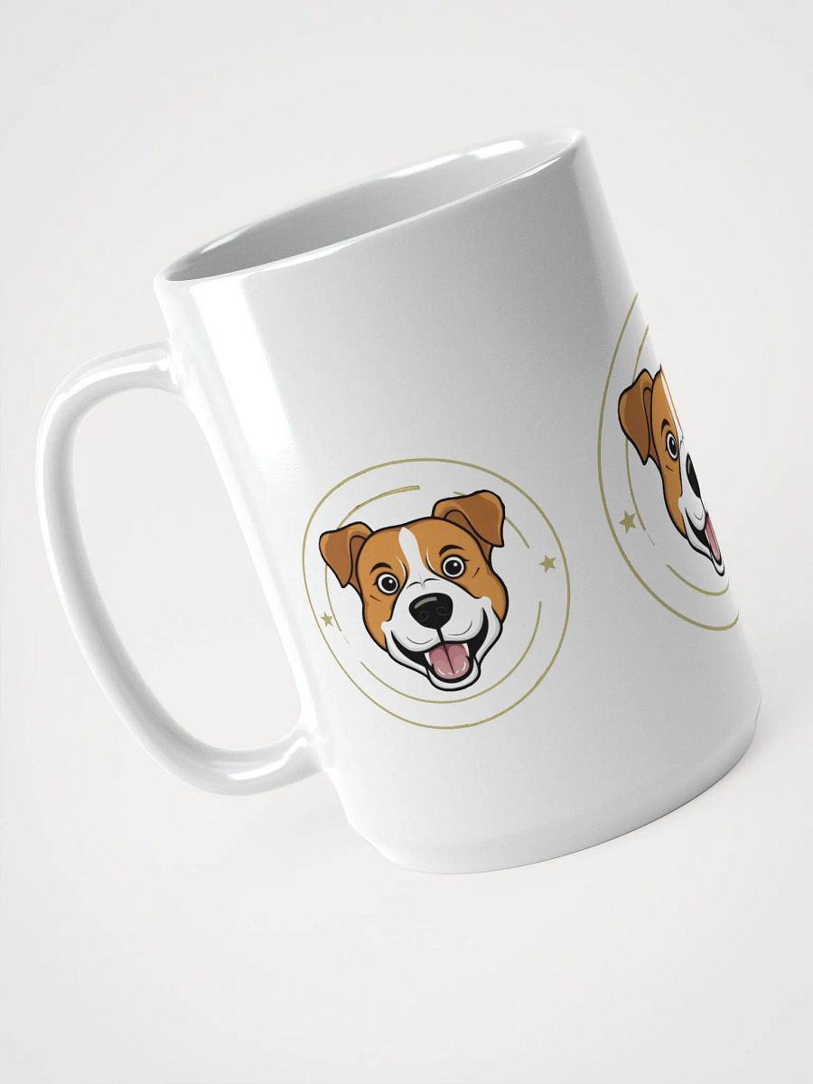 Happy Pup White Glossy Mug product image (3)