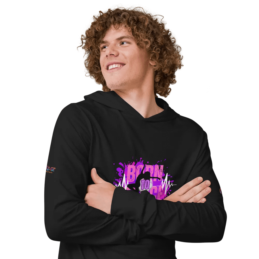 Energetic Born to Dance Her Silhouette Hoodie product image (10)