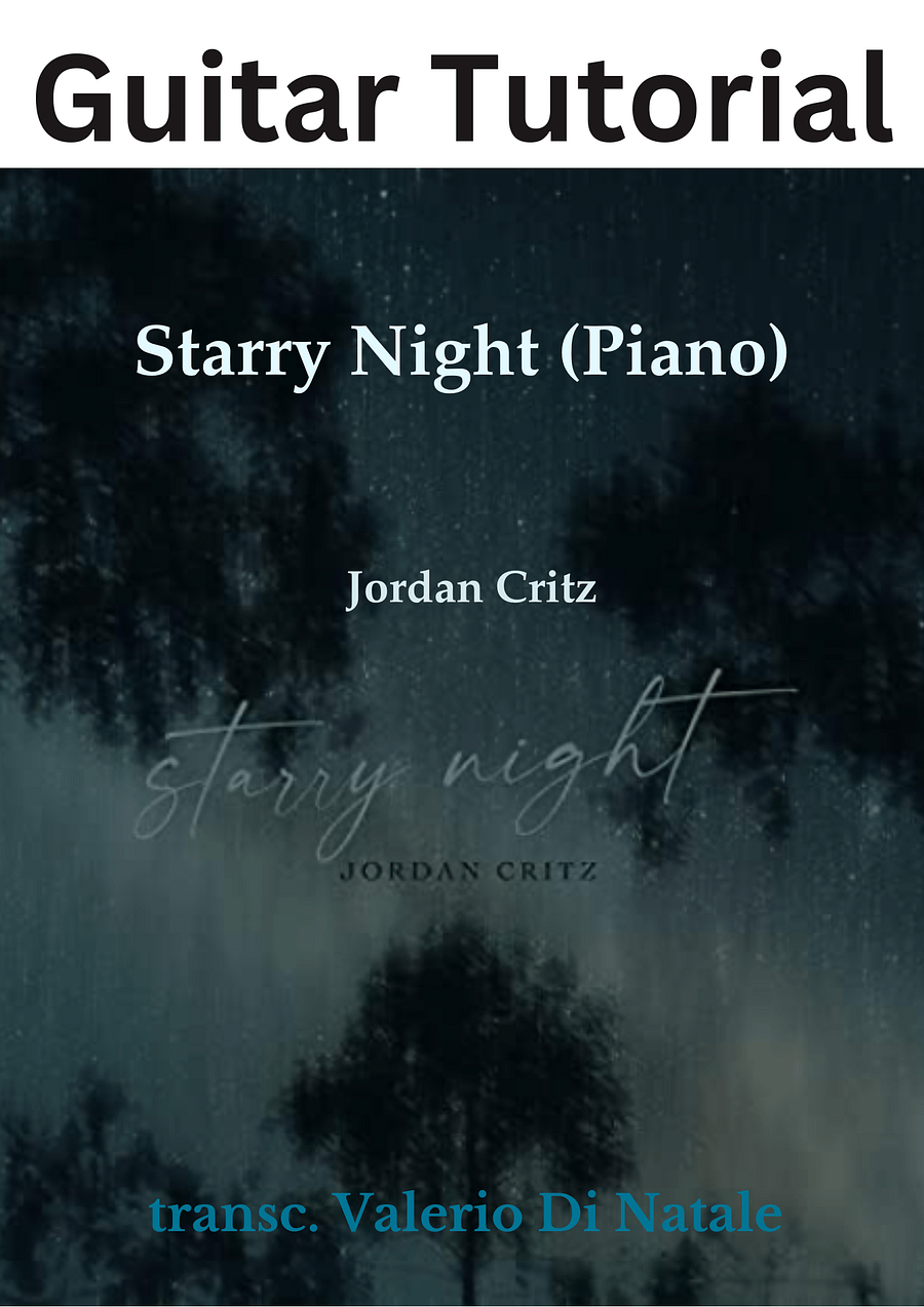 Starry Night (Piano) by Jordan Critz. product image (1)