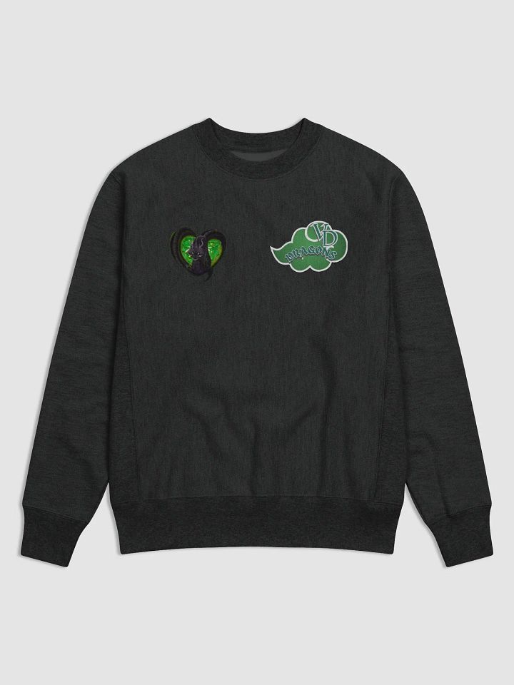 THE GREEN RAIN CLOUD HEARTED SWEATSHIRT product image (1)