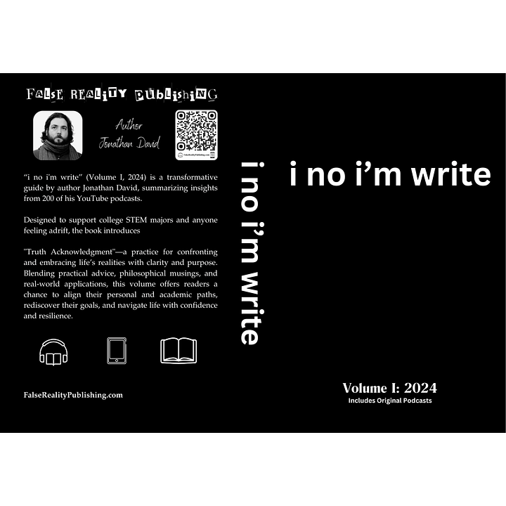 "i no i'm write" PDF-eBook Volume I: 2024 product image (1)