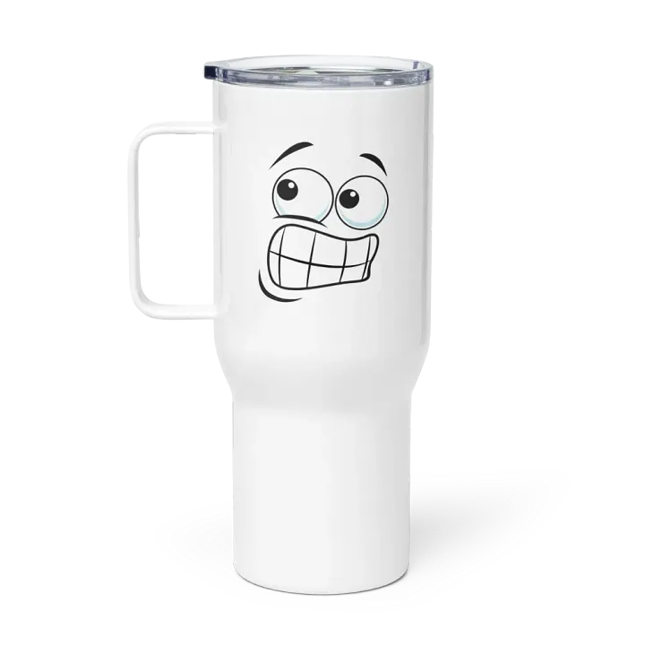 Fierce Faces Stainless Steel Travel Mug product image (1)