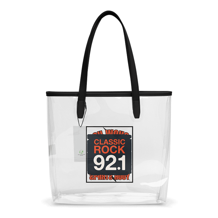 Show Us Your Stripes Clear Tote product image (2)