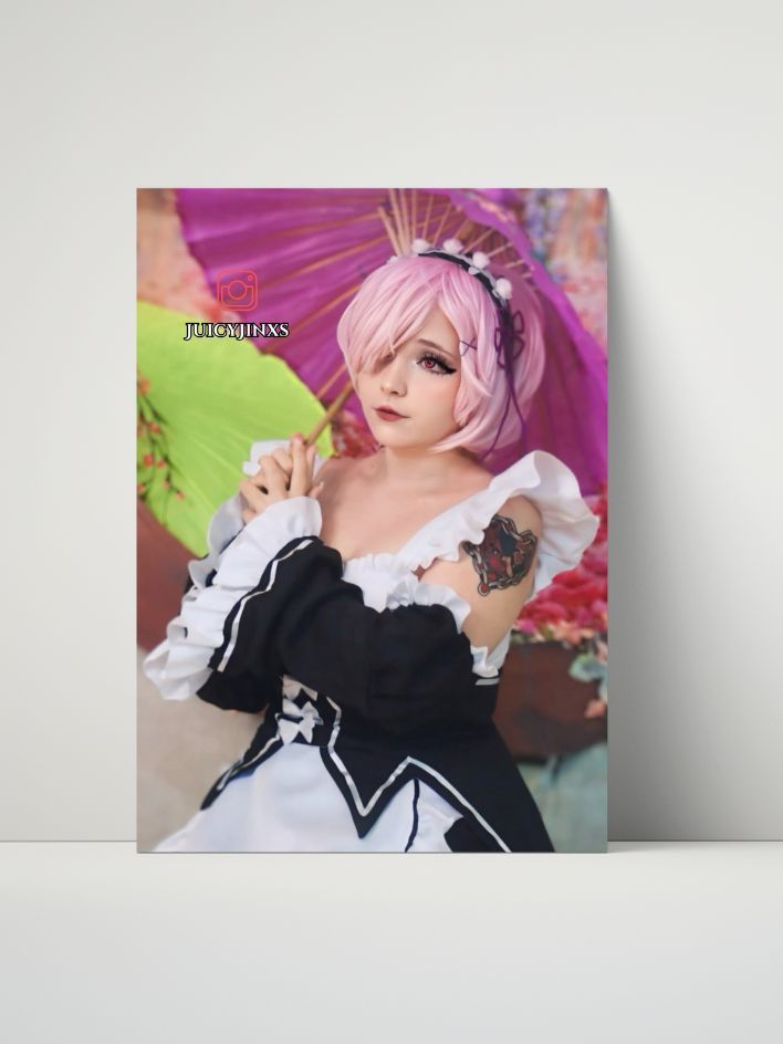 Re:Zero Ram Metal Print - Cosplayer: JuicyJinxs product image (1)