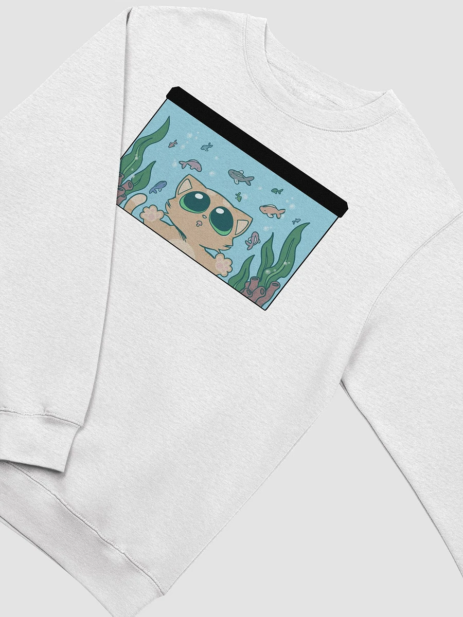 Fishing Feline Unisex Crewneck Sweatshirt product image (9)