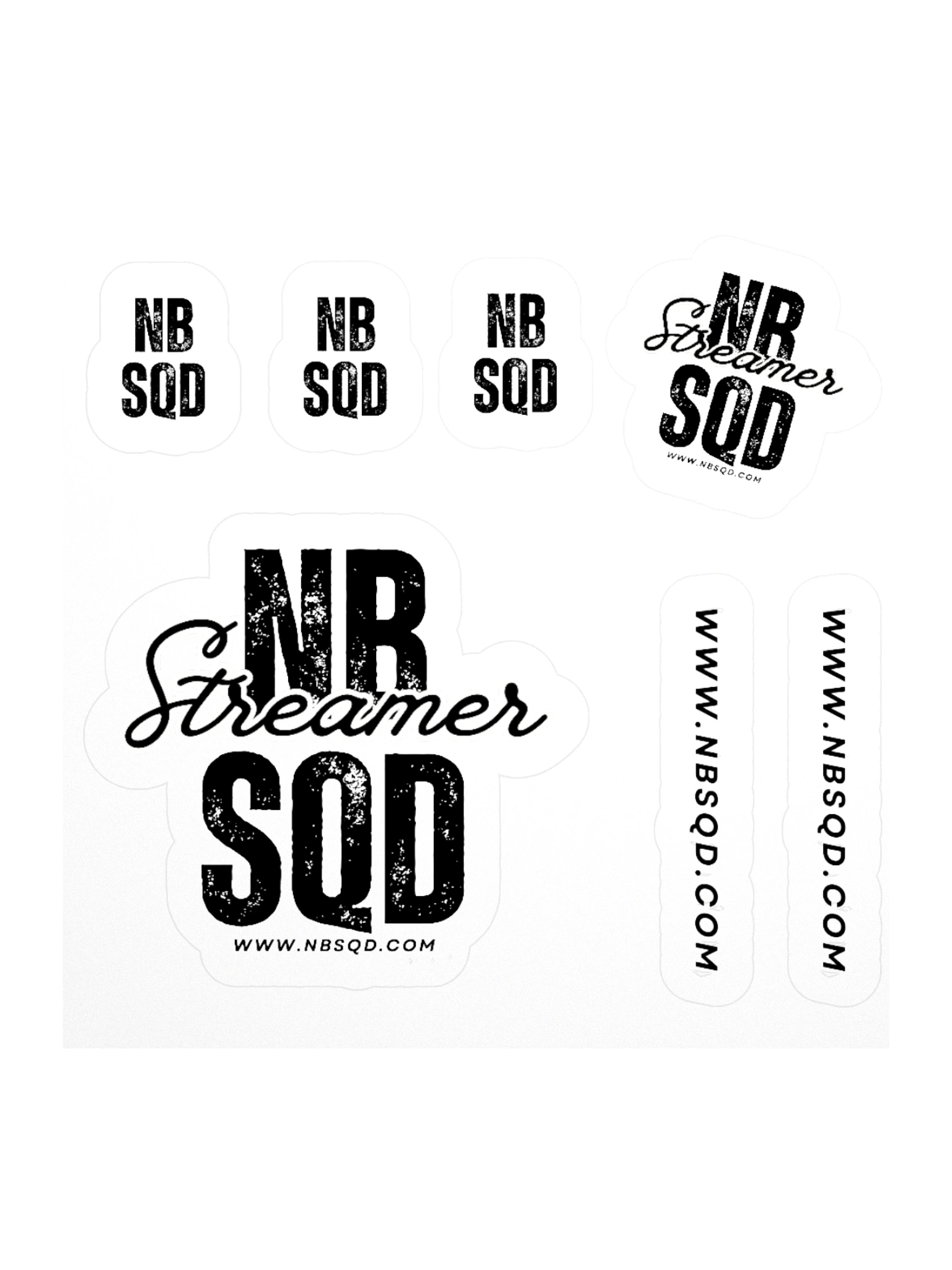 NBSQD Streamer / Gamer Sticker Pack – Rep the Squad. Rule the Game. product image (1)