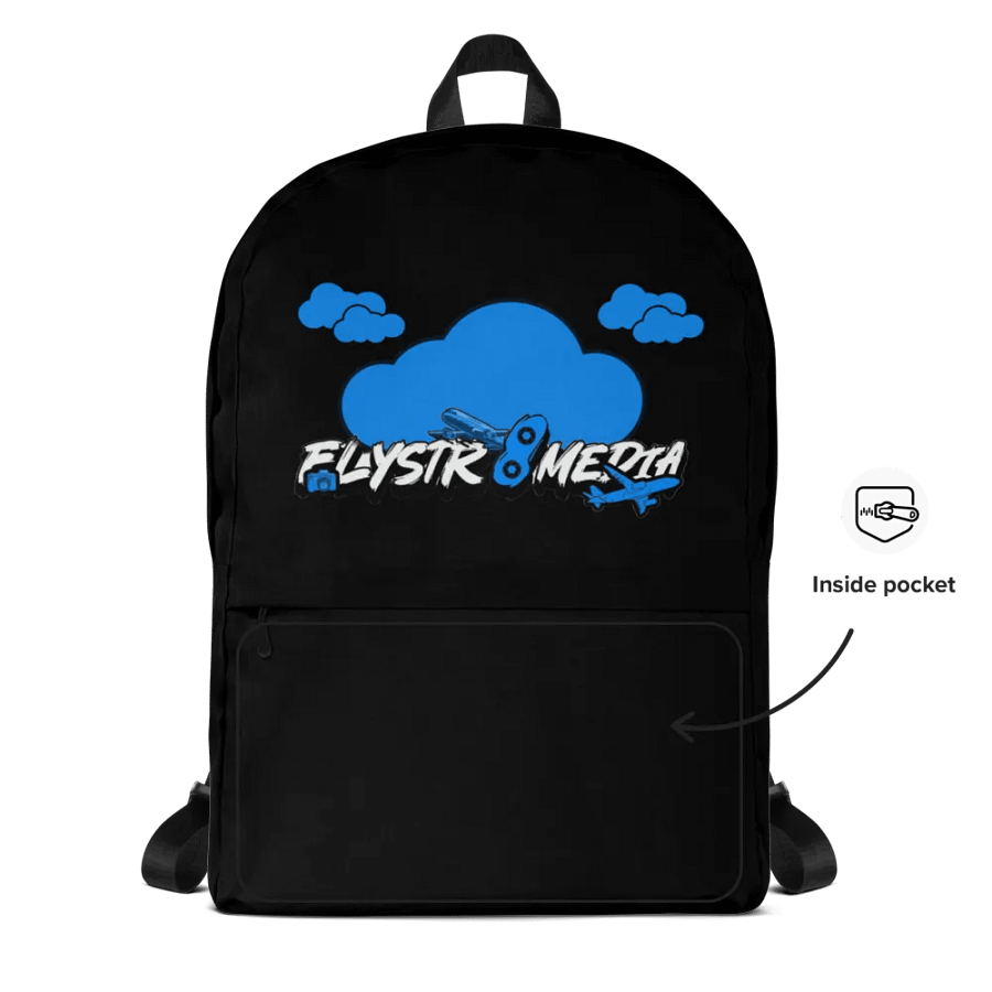 Flystr8media Backpack (Black) product image (8)