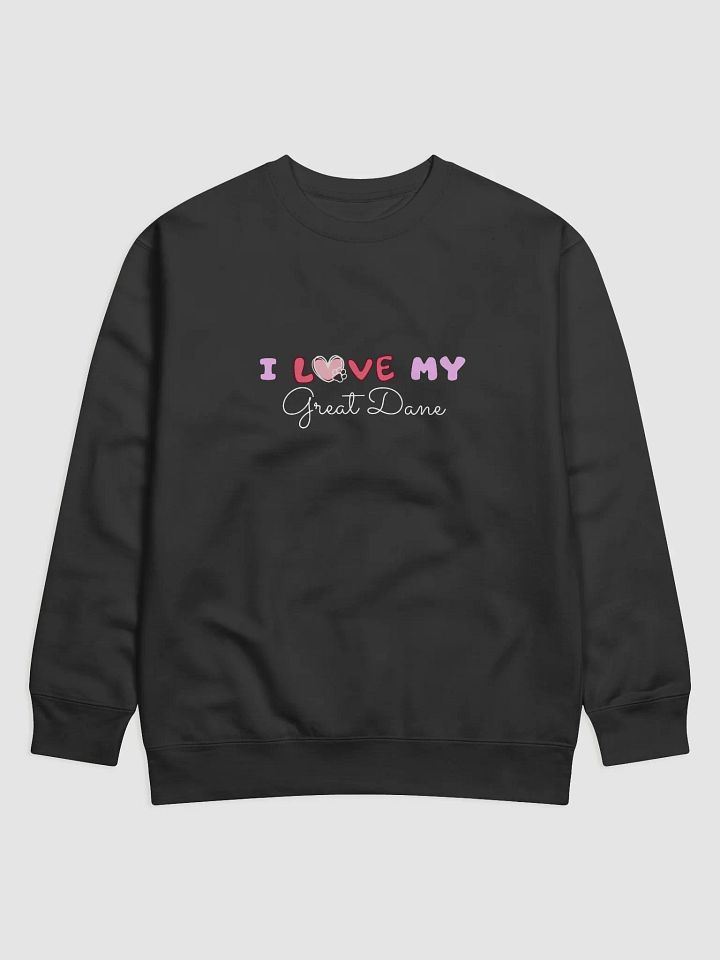 Pawfect Love Great Dane Premium Sweatshirt product image (1)