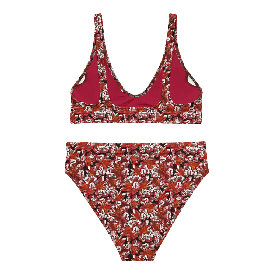 Fire Flower | Recycled High Waisted Bikini product image (6)