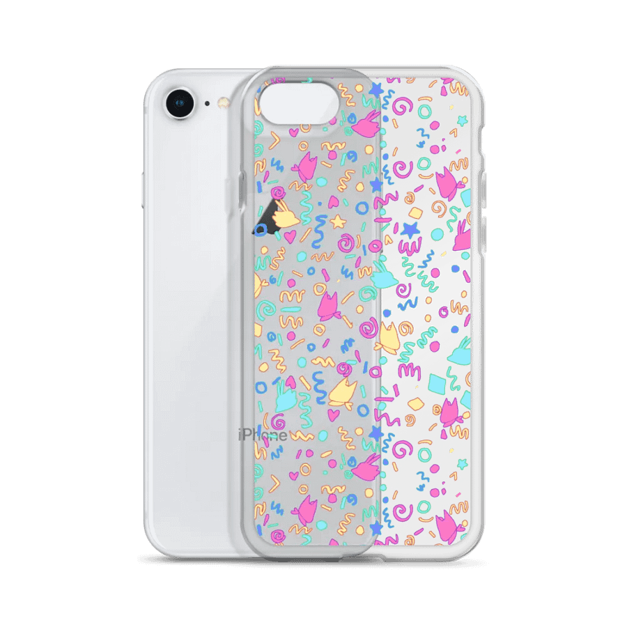 Arcade vibes clear iphone case product image (2)