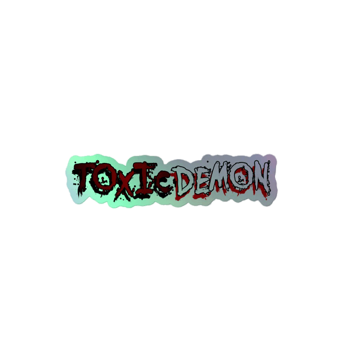 Toxic Demon Holographic Sticker product image (2)