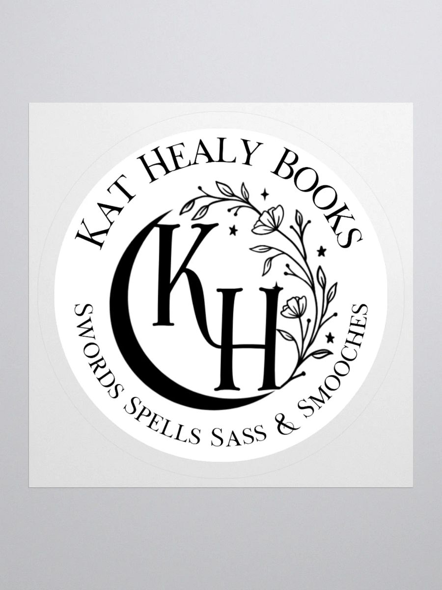 Kat Healy Books Slogan Sticker product image (2)