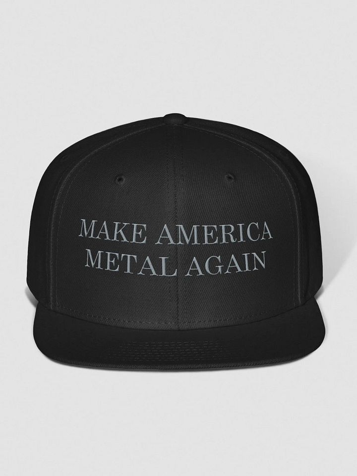 Make America Metal Again Snapback - Grey product image (1)