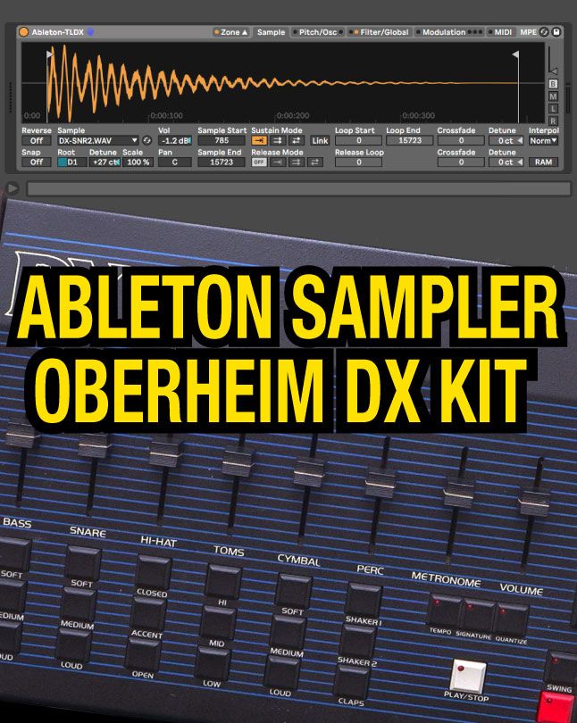 Ableton Sampler: DX Kit product image (1)