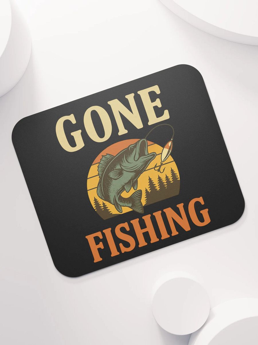 Mouse Pad – Gone Fishing | Retro Design for Outdoor Enthusiasts product image (7)