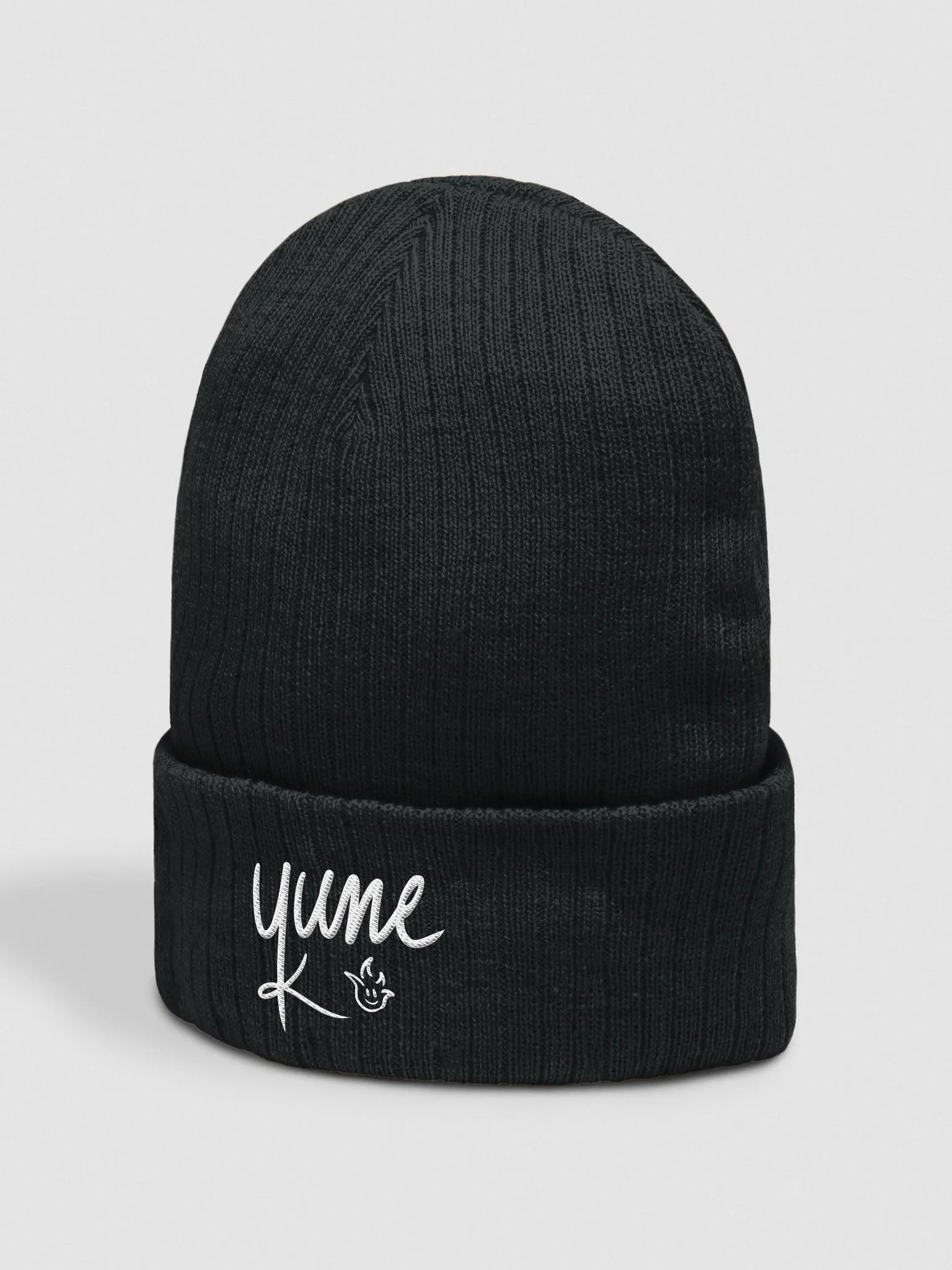Yune Signature Ribbed Knit Beanie product image (5)