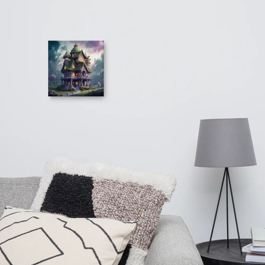 Watercolour Fairy House Art - v6 product image (10)