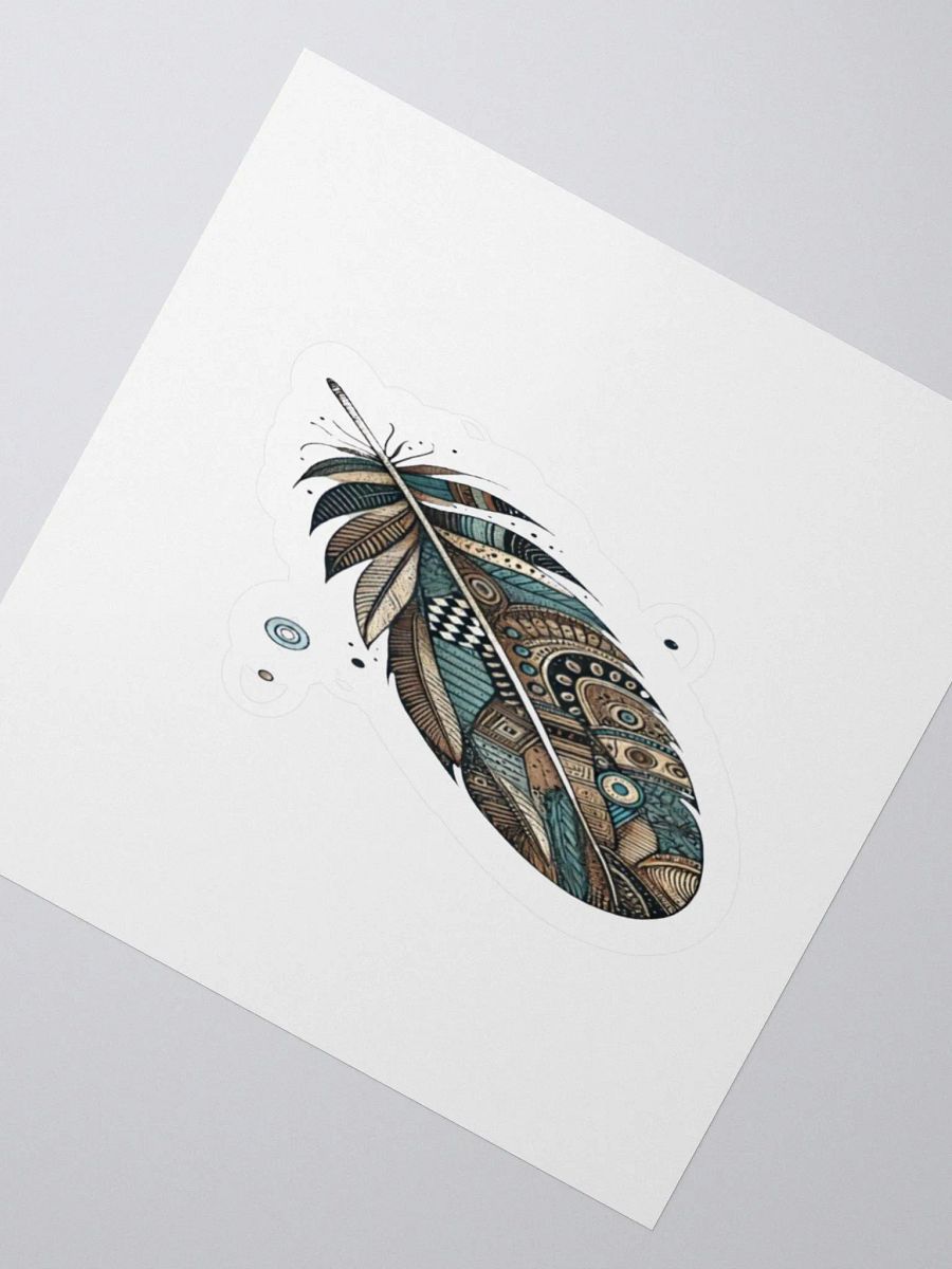 Bohemian Feather Kiss Cut Stickers product image (2)