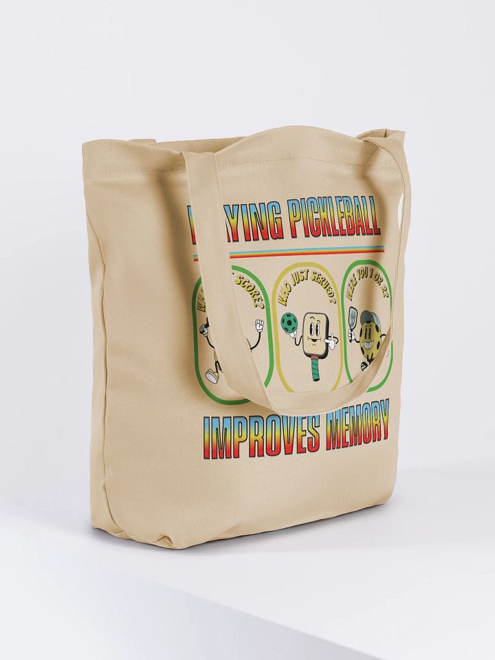 Playing Pickleball Improves Memory Tote product image (4)