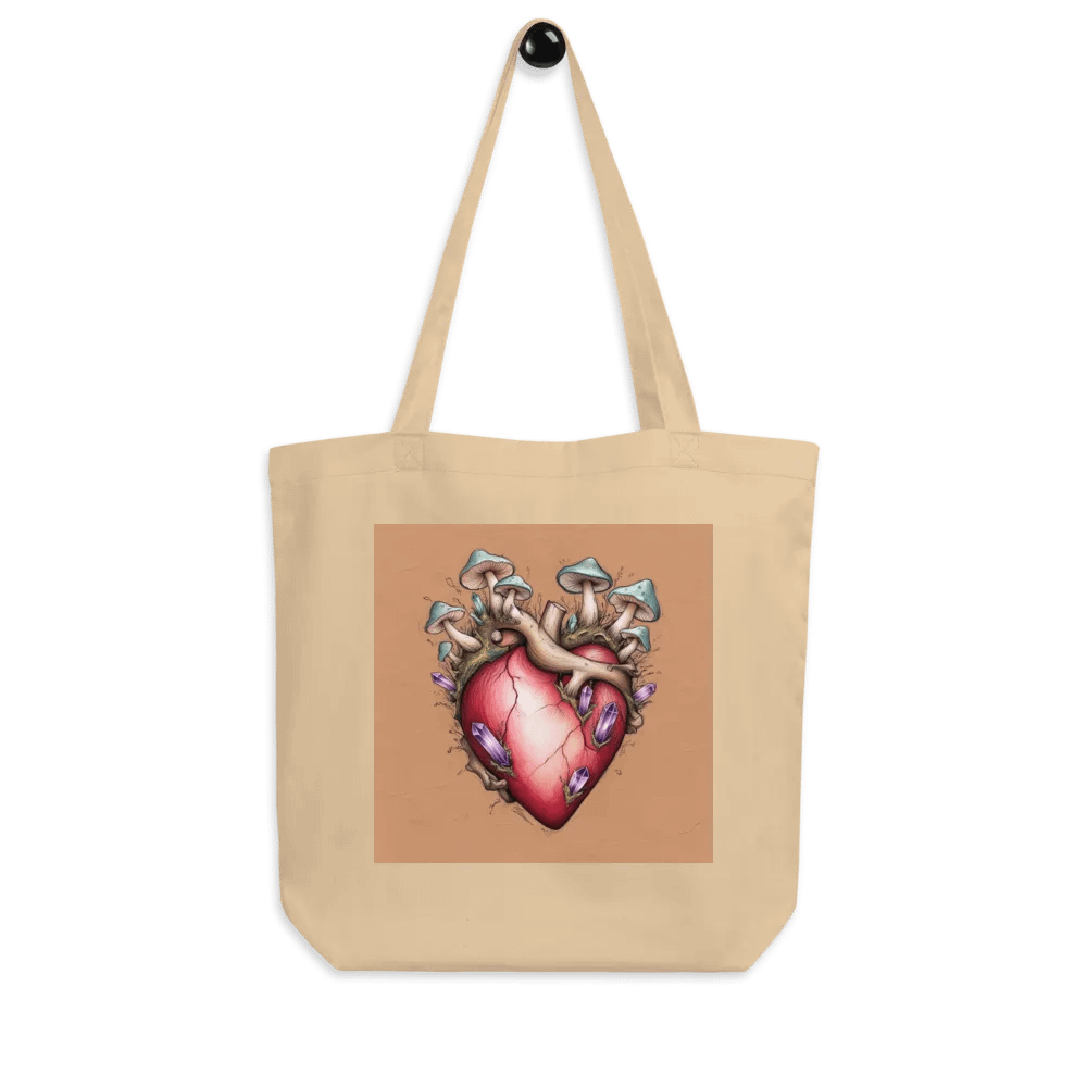 Corrupted Heart Tote Bag product image (7)