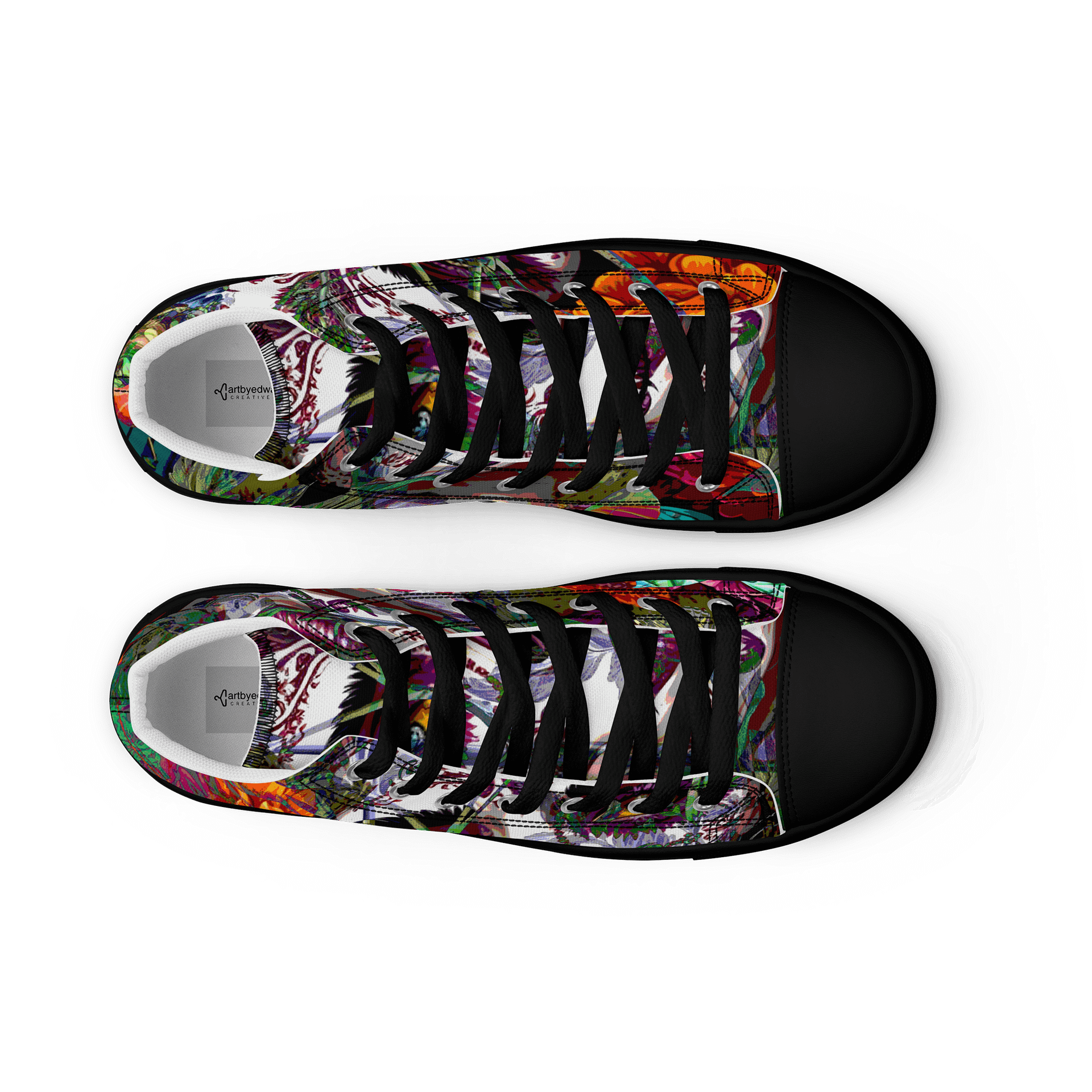 Sugar Skull Men's High Top Canvas Shoes product image (12)