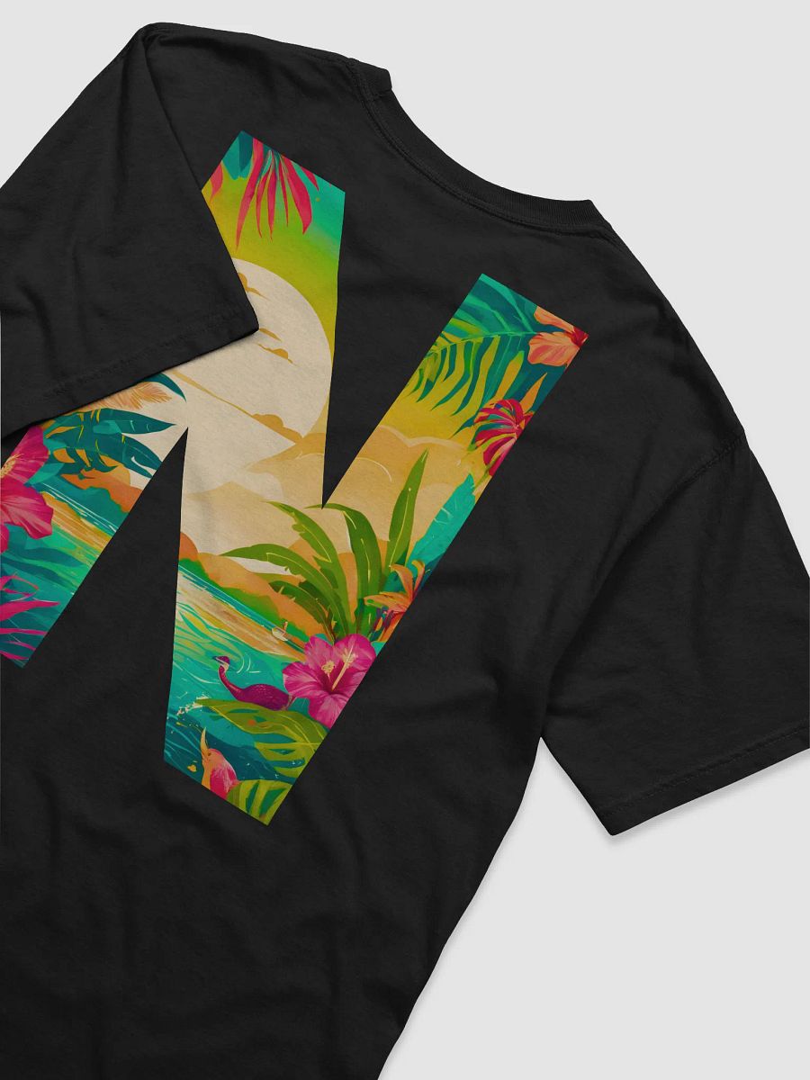 Tropical Sunset Paradise T-Shirt (Letter-N) product image (7)