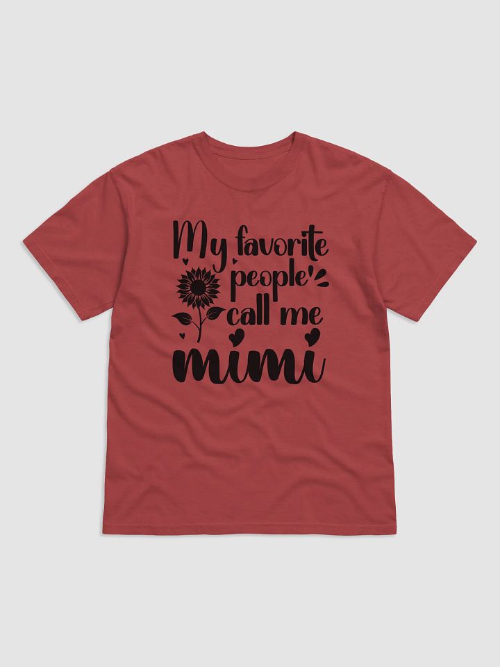 My Favorite People Call Me MIMI, Grandma Comfort Colors T-shirt product image (2)