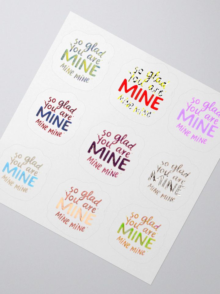 So Glad You Are Mine Stickers product image (5)