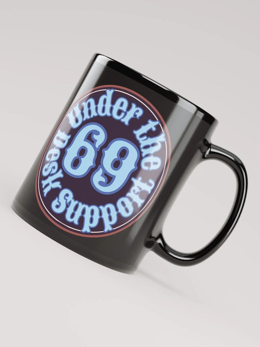 Desk Support Black Glossy Mug product image (7)