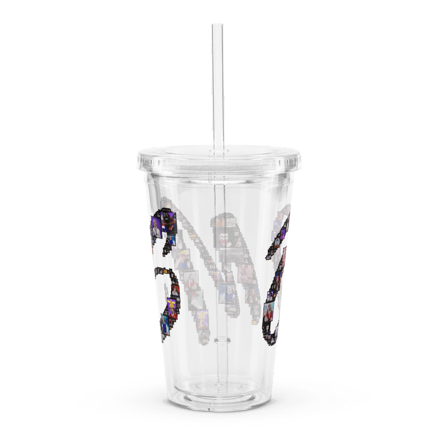 Collage Plastikbecher 590 ml mit Trinkhalm product image (6)