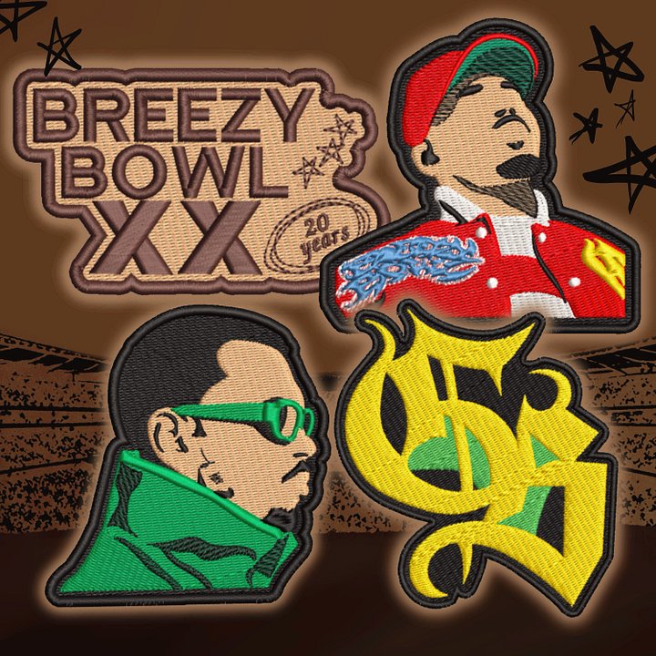 Breezy Fan Patches - Sew On Patches - Melanin, Hip Hop, HBCU, Black Pride product image (1)
