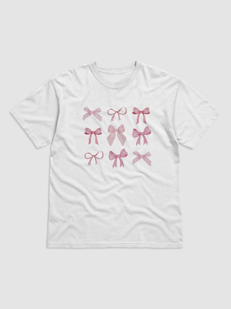 Comfort Colors Pink Bows Coquette Shirt product image (1)
