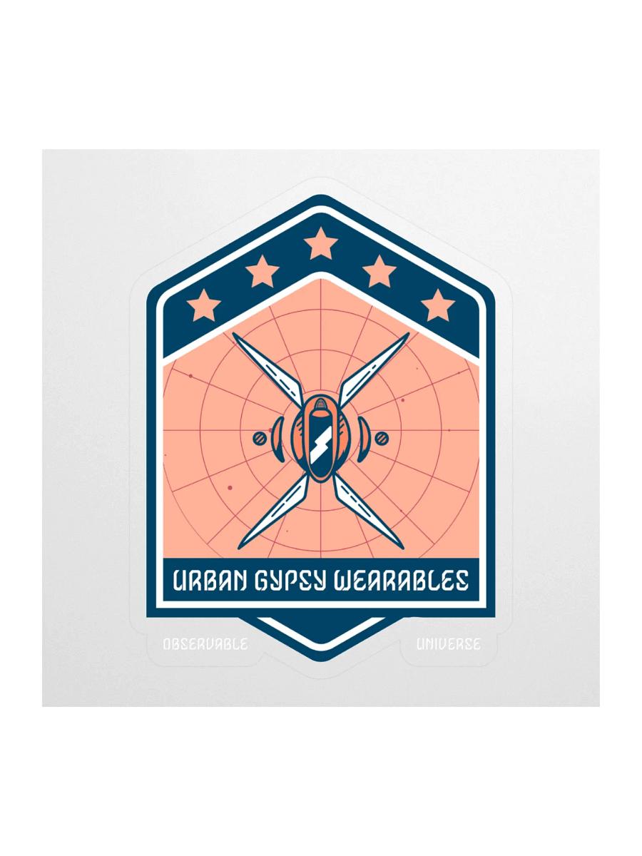 Observable Universe Emblem Sticker product image (1)