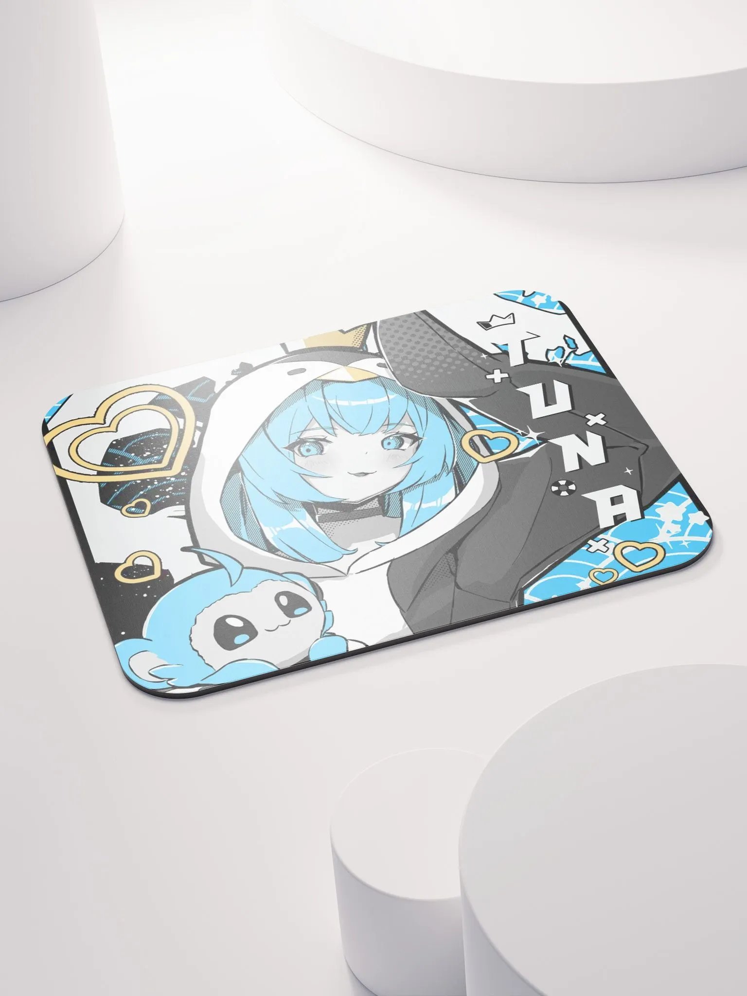 Black & Blue Mini Mousepad product image (4)