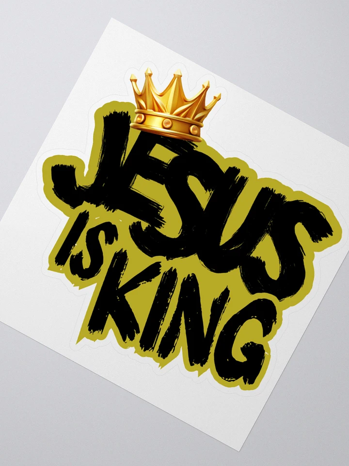 Jesus Is King Graffiti Sticker product image (1)