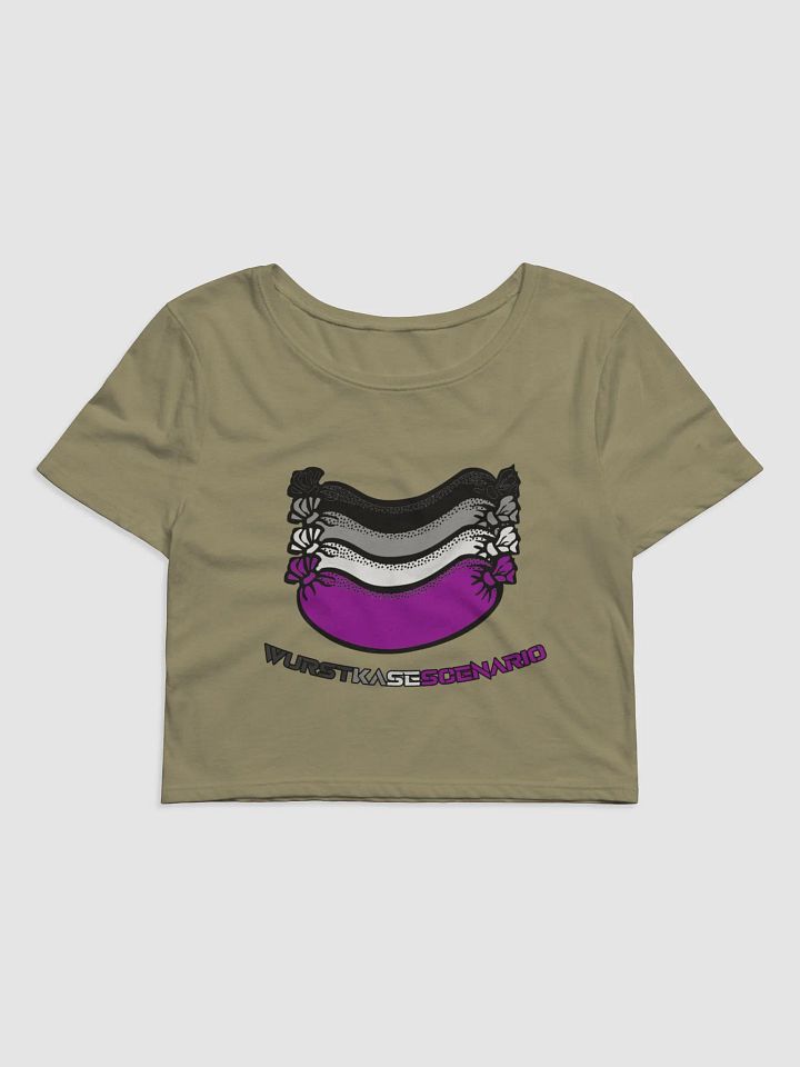 Asexual Pride Crop Sausage Tee product image (1)