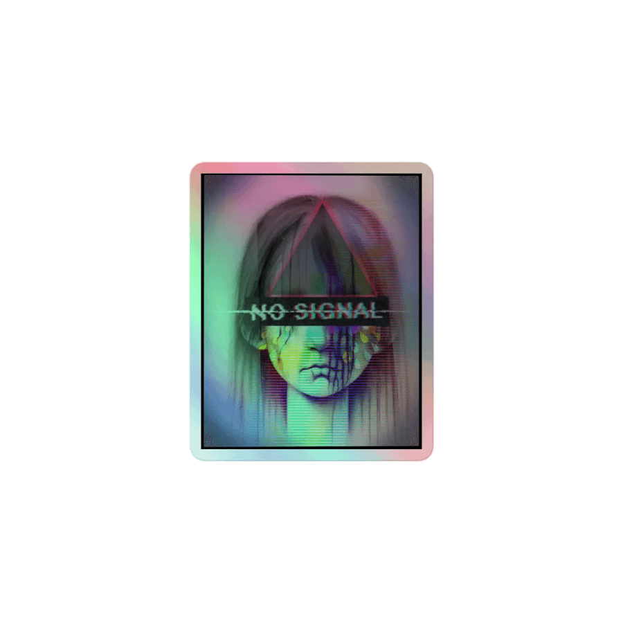 No Signal - Holographic Sticker Sheet product image (1)