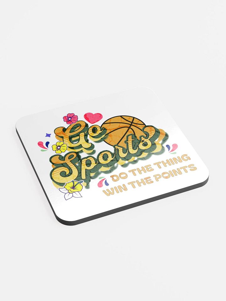 Go Sports Basketball Winning Cork Coaster product image (2)