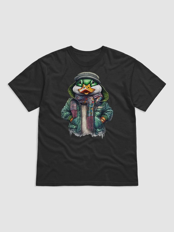 Duck wearing a jacket cap and a scarf product image (1)