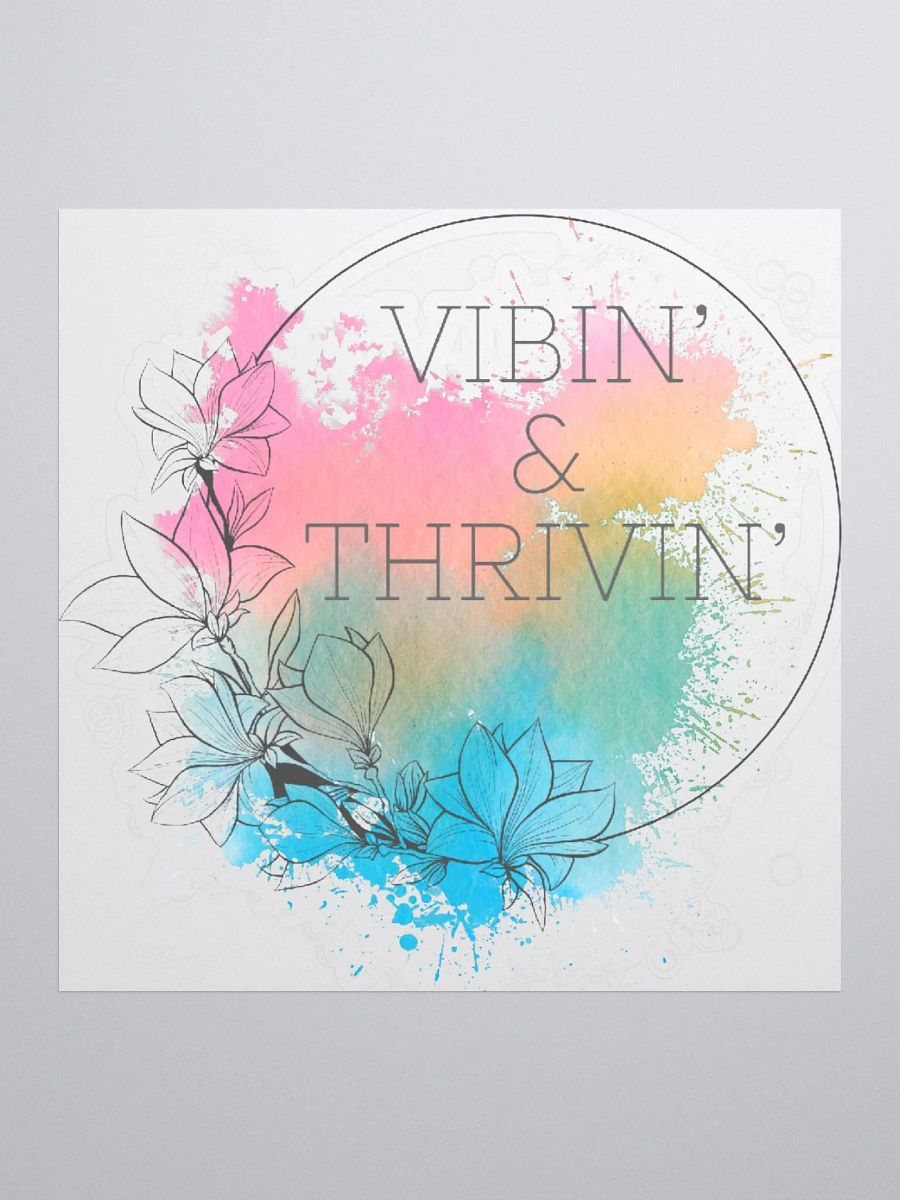 Vibin' & Thrivin' Floral Sticker Set product image (1)