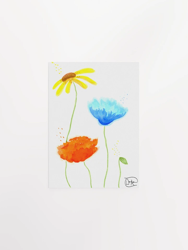 3 Flowers Watercolour Print product image (1)