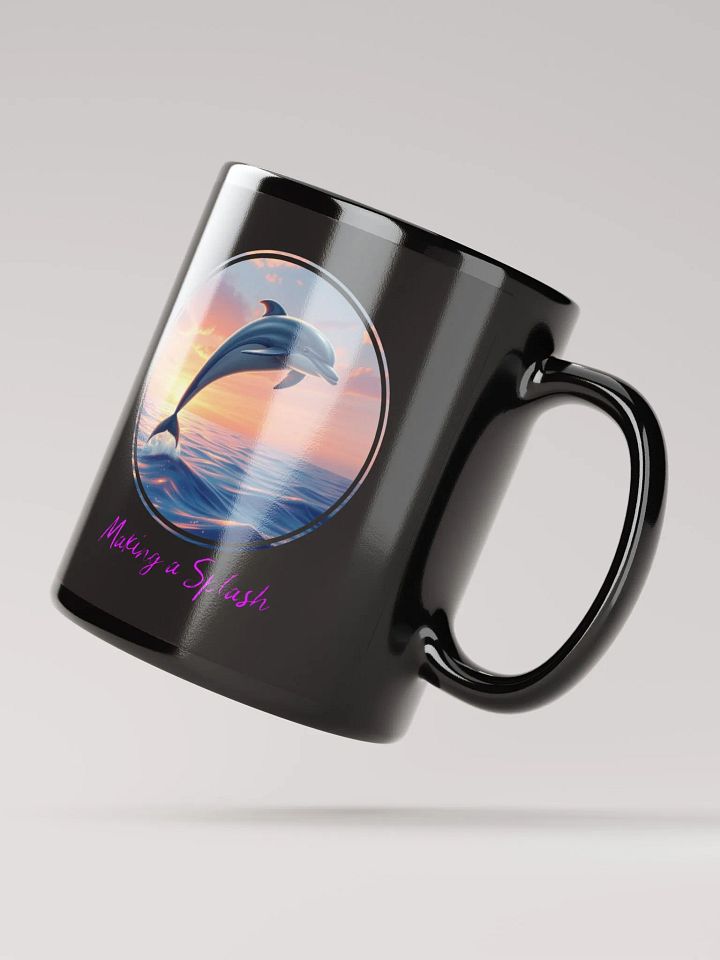 "Making a Splash" Dolphin mug product image (3)
