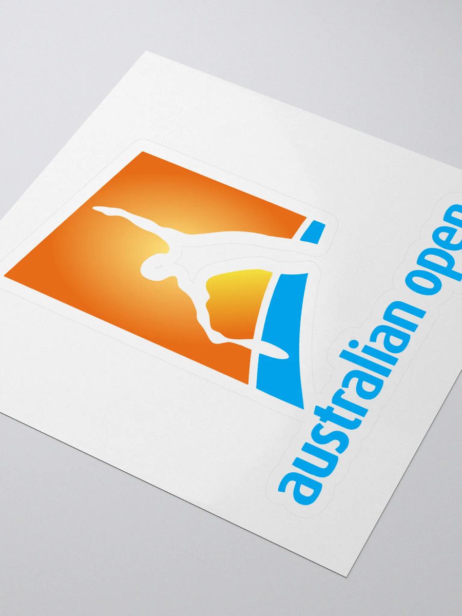 Australian Open Tennis Player Kiss Cut Stickers product image (3)